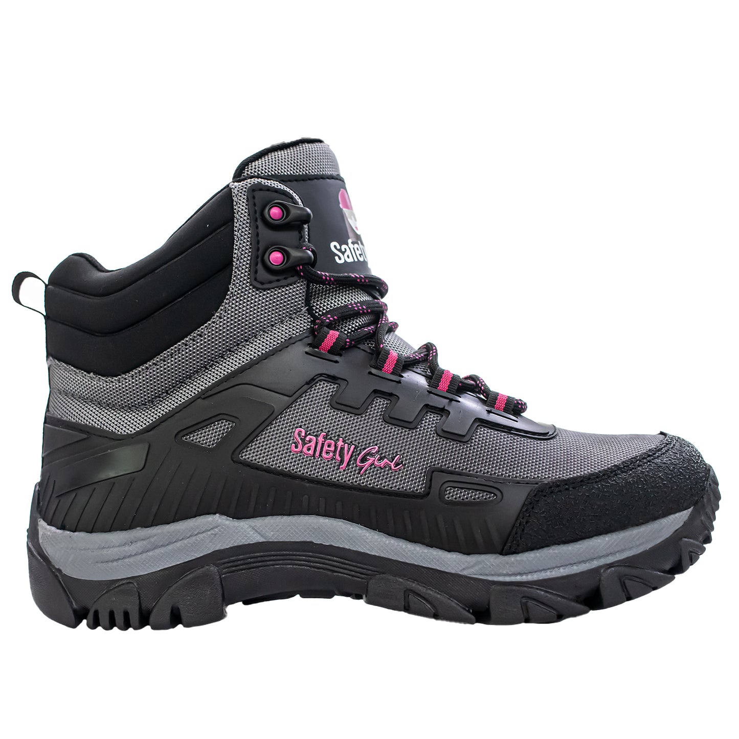 Botas Tácticas Mujer SAFETYGIRL Explorer Senderismo Gris