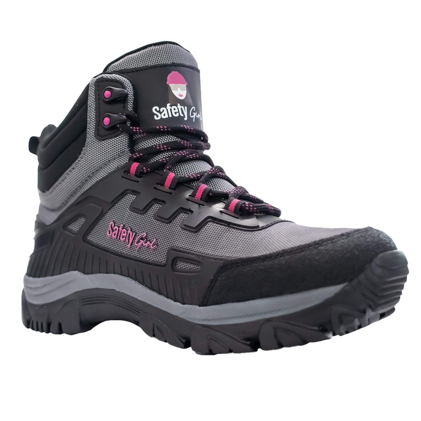 Botas Tácticas Mujer SAFETYGIRL Explorer Senderismo Gris