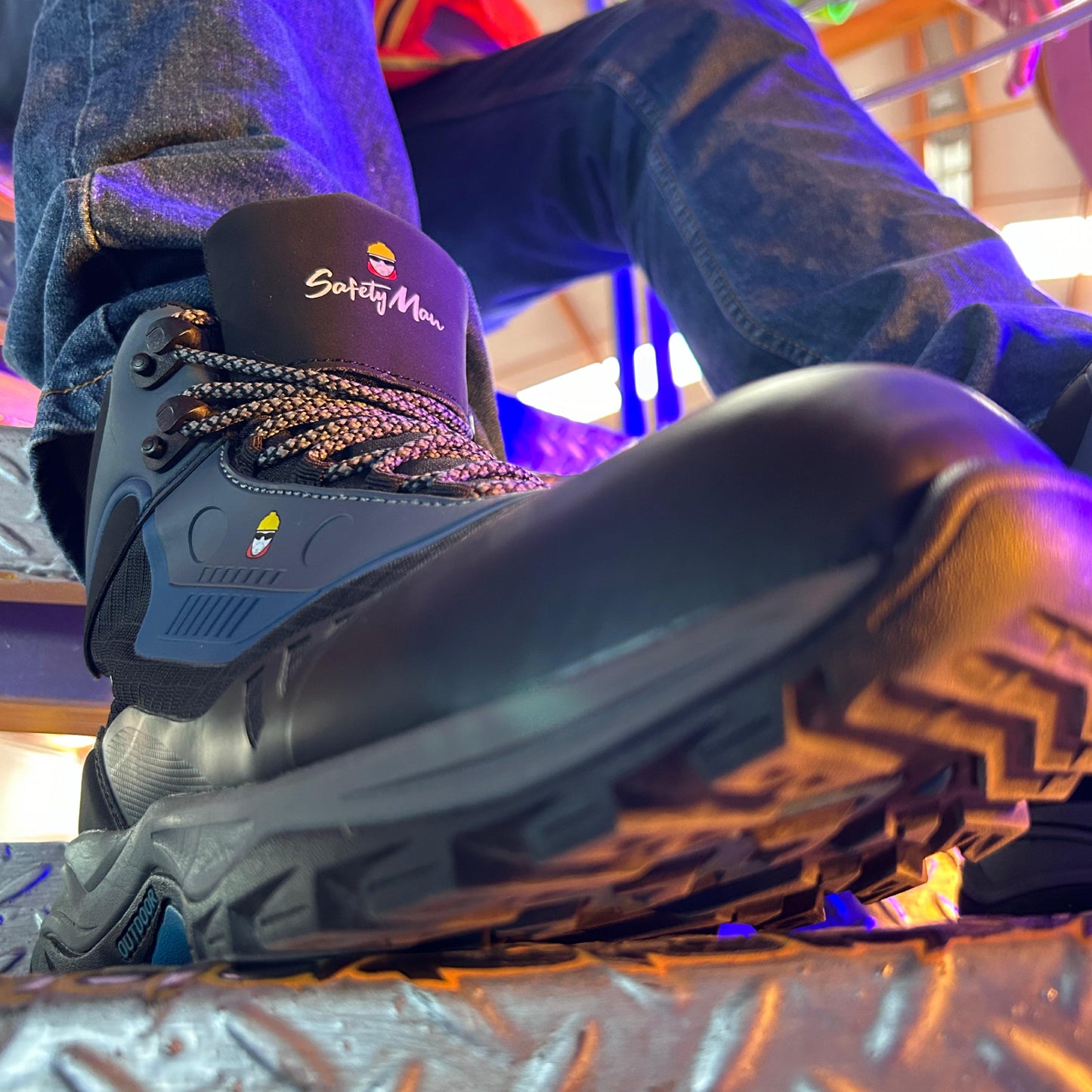 Bota De Seguridad Safetyman Trincada Anti Desagarre