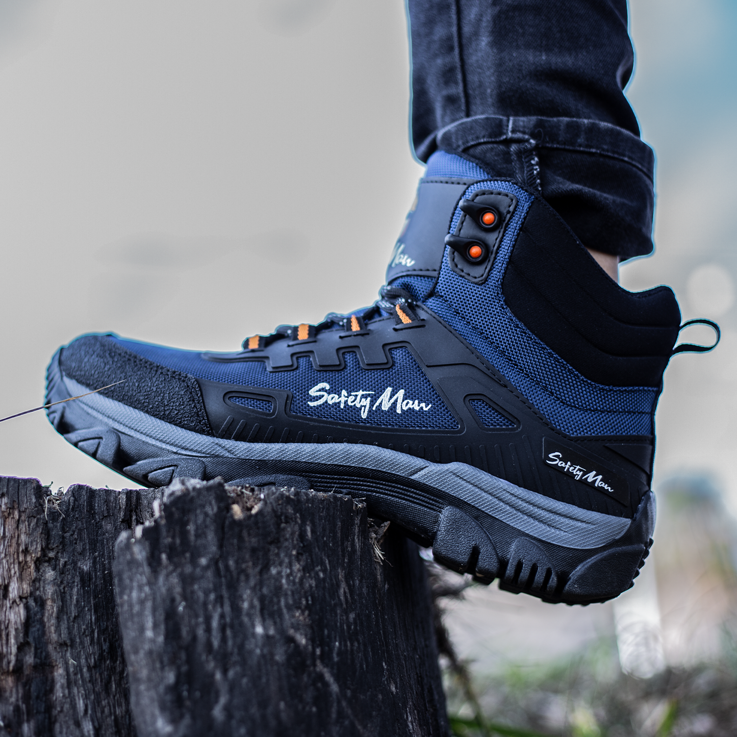 Bota de seguridad SAFETYMAN Trepator color azul