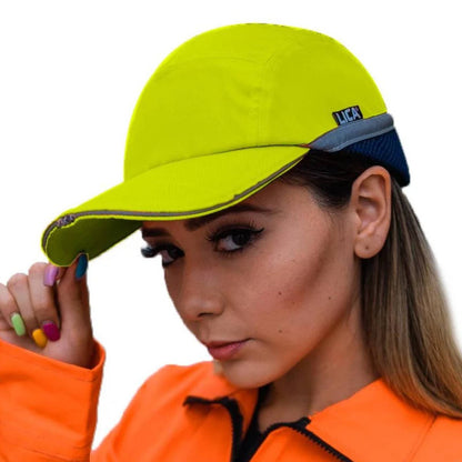 Gorra de Seguridad Luz Led Con Reflejante