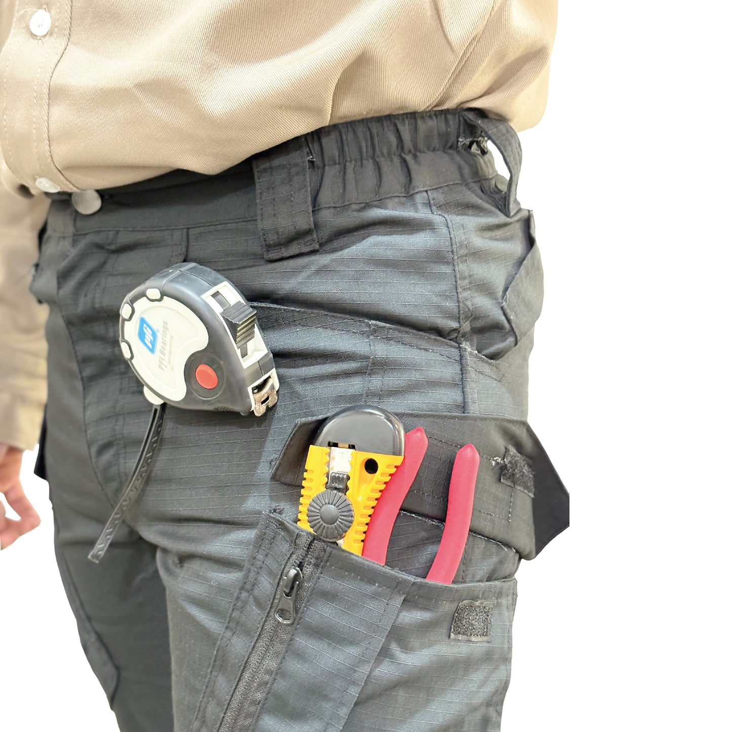 Pantalón De Seguridad Táctico Negro Safety Man Tactic