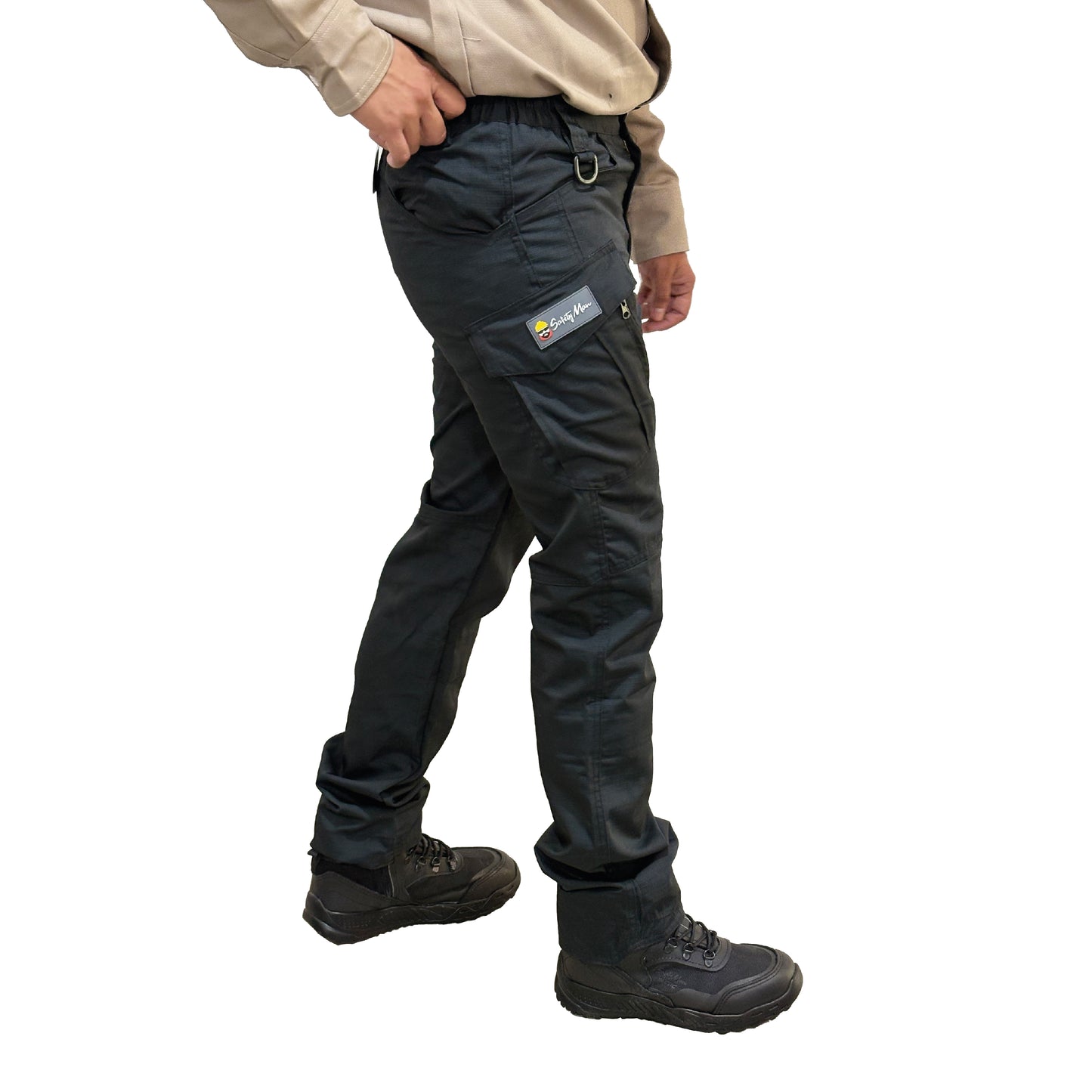 Pantalón De Seguridad Táctico Negro Safety Man Tactic
